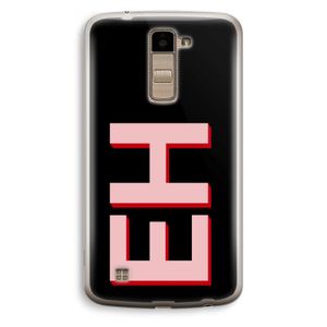 Monogram: LG K10 (2016) Transparant Hoesje