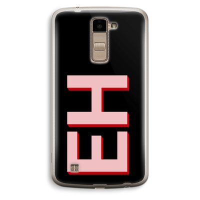 Monogram: LG K10 (2016) Transparant Hoesje