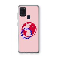 Run The World: Samsung Galaxy A21s Transparant Hoesje