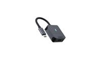 Rapoo USB-C Adapter, USB-C naar VGA, grijs Desktop accessoire Zwart - thumbnail