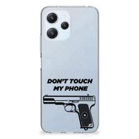 Xiaomi Redmi 12 4G Silicone-hoesje Pistol DTMP