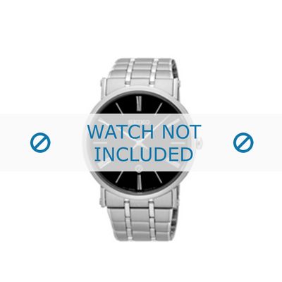 Horlogeband Seiko 7N39-0CA0 / SKP393P1 Staal 24mm