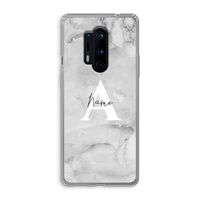 Ivory Marble: OnePlus 8 Pro Transparant Hoesje