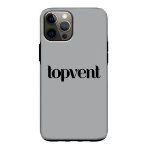 Topvent Grijs Zwart: iPhone 12 Tough Case