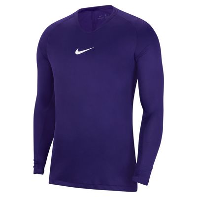 Nike Dri-FIT Park Ondershirt Lange Mouwen Paars Wit