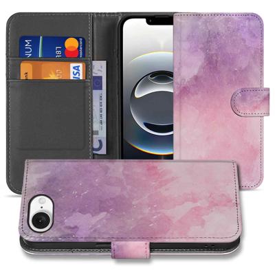 Hoesje iPhone 16e Pink Purple Paint Hoesje iPhone 16e Pink Purple Paint