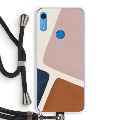 Geo #2: Huawei Y6s Transparant Hoesje met koord
