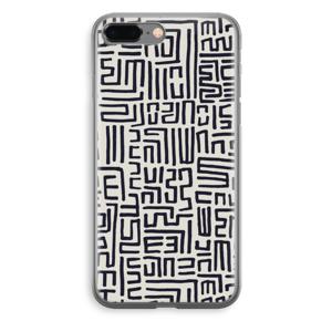 Moroccan Print: iPhone 8 Plus Transparant Hoesje