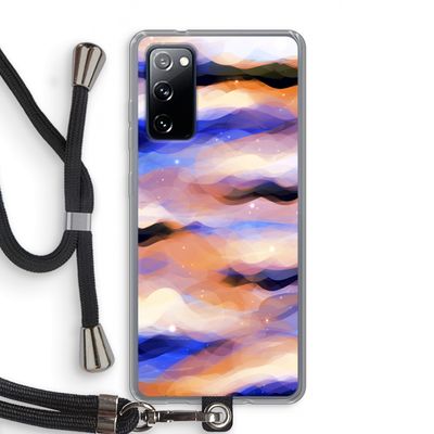 Donkere Wolken: Samsung Galaxy S20 FE / S20 FE 5G Transparant Hoesje met koord