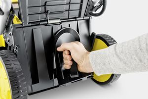 Kärcher 1.444-452.0 grasmaaier Duwgrasmaaier Batterij/Accu Zwart, Geel