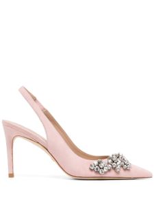 Stuart Weitzman escarpins Fleur à bout pointu 100 mm - Rose