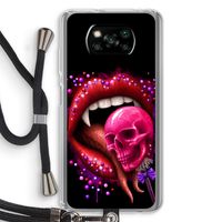 Dodelijk zoet: Xiaomi Poco X3 NFC Transparant Hoesje met koord