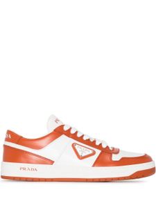 Prada baskets Downtown en cuir - Blanc