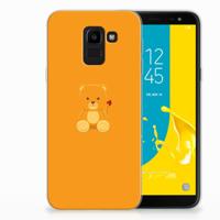 Samsung Galaxy J6 2018 Telefoonhoesje met Naam Baby Beer Samsung Galaxy J6 2018 Telefoonhoesje met Naam Baby Beer