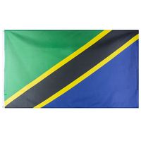 Tanzania Nationale Vlag (90x150cm) - thumbnail