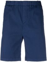 7 For All Mankind bermuda à patch logo - Bleu