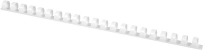 Q-CONNECT bindrug 14mm 21 rings 100 stuks wit