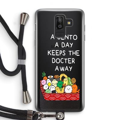 Bento a day: Samsung Galaxy J8 (2018) Transparant Hoesje met koord