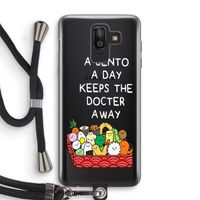 Bento a day: Samsung Galaxy J8 (2018) Transparant Hoesje met koord