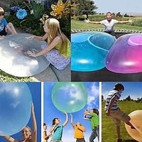 water bubble bal, ballon opblaasbare water gevulde bal zachte rubberen bal voor outdoor tuin strand zwembad party grote (met blazen buis) Lightinthebox - thumbnail