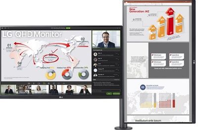 LG Ergo Dual 27QP88D - LED-monitor