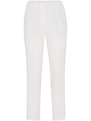 Brunello Cucinelli pantalon à coupe slim - Blanc