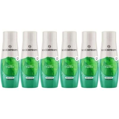 SODASTREAM Concentrates - Pak van 6 suikervrije muntconcentraten - Tot 54 liter dranken - 440 ml