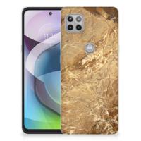 Motorola Moto G 5G | TPU | Siliconen hoesje | Marmer Creme