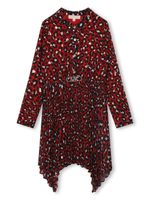 Michael Kors Kids robe MK Empire à imprimé léopard - Rouge