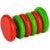 Voggenreiter 1123 Tac Tac houten rammelaar rood-groen