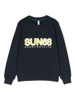 Sun 68 sweat à logo - Bleu - thumbnail