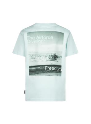 Division T-Shirt Pastel Blue Backprint