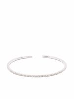 We by WHITEbIRD bracelet Paulette en or blanc 18ct serti de diamants - Argent