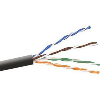 ACT CAT6A U/UTP PVC patch 305 m zwart