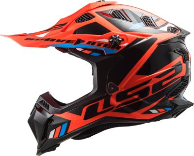 LS2 Helmet mx700 subv.evo stomp xxl or/black