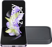 Samsung Galaxy Z Flip 4 128GB Paars 5G + Draadloze Oplader 15W - thumbnail
