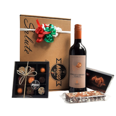 Chocolade & Wijn (keuze uit witte of rode wijn of prosecco)