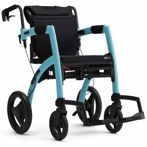 Rollz Motion 2.1 - Rolstoel en Rollator in één | Design rollator | Island blue | 2010RM0021