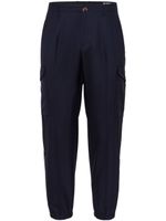 Brunello Cucinelli pantalon court à poches cargo - Bleu