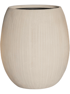Baq Polystone Coated Plain Balloon Natural (met inzetbak), 48x55cm