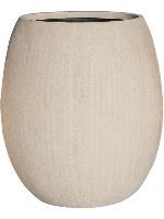 Baq Polystone Coated Plain Balloon Natural (met inzetbak), 48x55cm