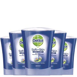 Dettol Handzeep No Touch Navulling - Blauwe Lotus - 250ml x5