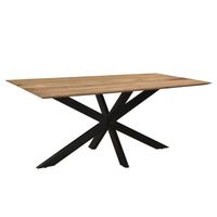 Livingfurn - Eetkamertafel Oslo - Acasia Hout - 160 cm - Bruin