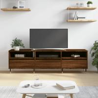 Tv-meubel 150x30x44,5 cm bewerkt hout bruin eikenkleur