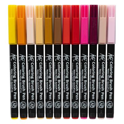 Sakura koi coloring brush pen set, 24 kleuren