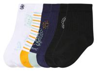 lupilu 7 paar kinder sokken (Wit/blauw/zwart, 19-22)