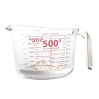 Excellent Houseware glazen maatbeker - hittebestendig - 1000 ml - Keuken - koken