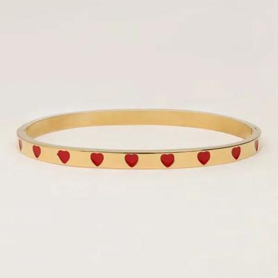 'My Jewellery - Bangle met Rode Hartjes - Goudkleurig' kopen? | FOR YOU GIFTS 'My Jewellery - Bangle met Rode Hartjes - Goudkleurig' kopen? | FOR YOU GIFTS