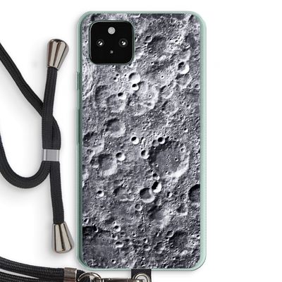 Maanlandschap: Pixel 5a 5G Transparant Hoesje met koord
