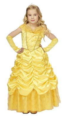 Gele Prinsessenjurk Kind Fleur